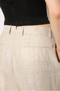 Pantalone palazzo elisa sabbia beige