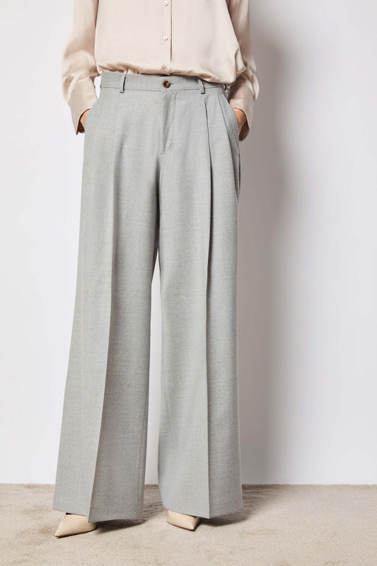 Elisa pants wide ice gray