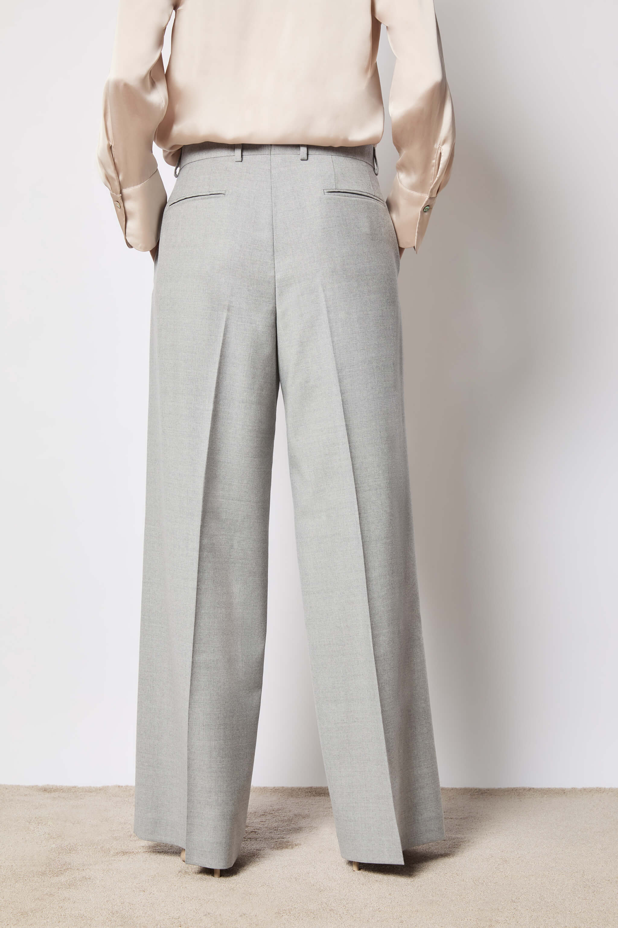 Elisa pants wide ice gray