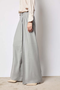Elisa pants wide ice gray light grey
