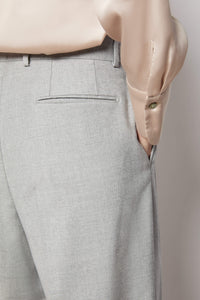 Elisa pants wide ice gray light grey
