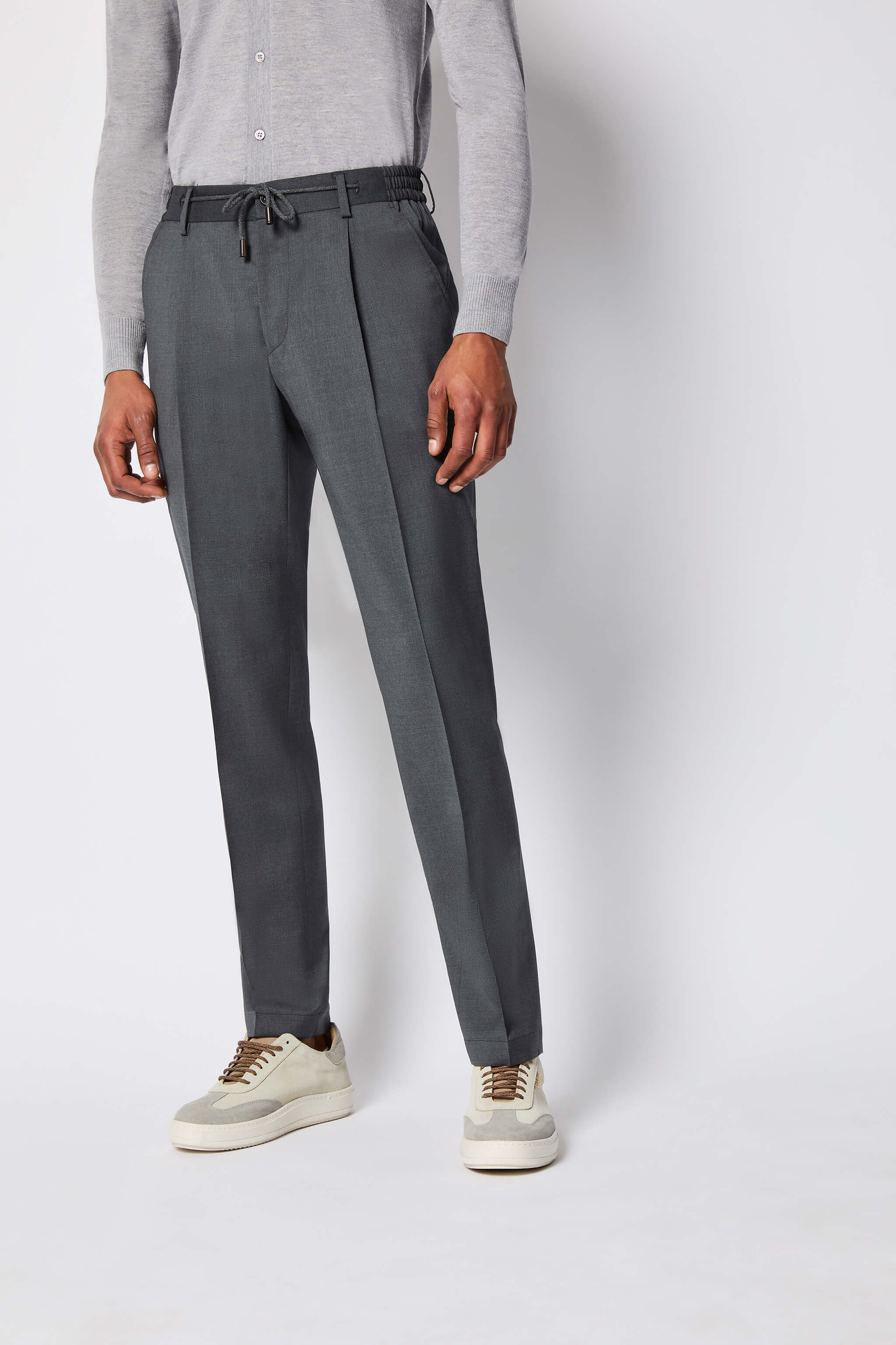 Pantalone ED non trattato grigio scuro