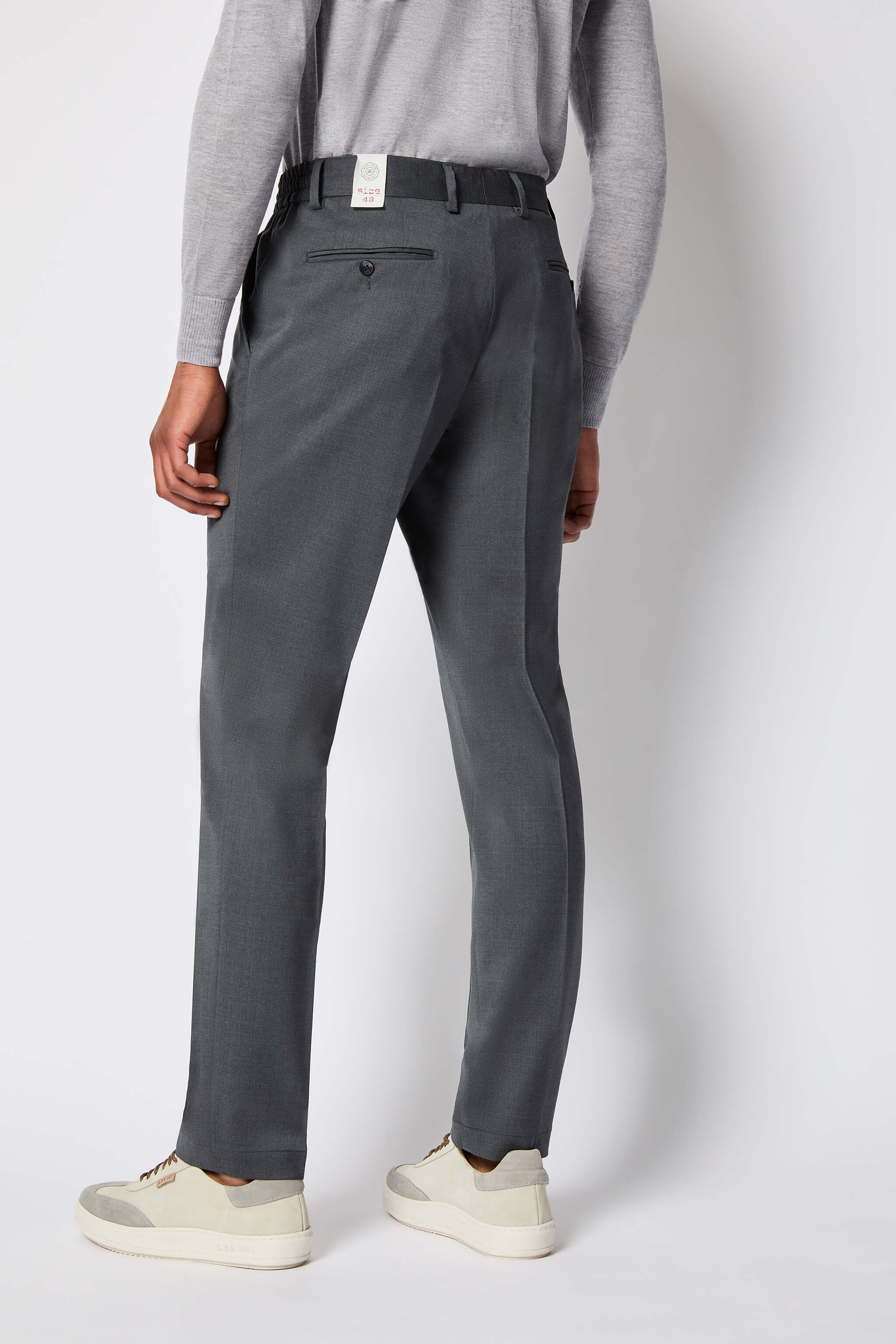 Pantalone ED non trattato grigio scuro
