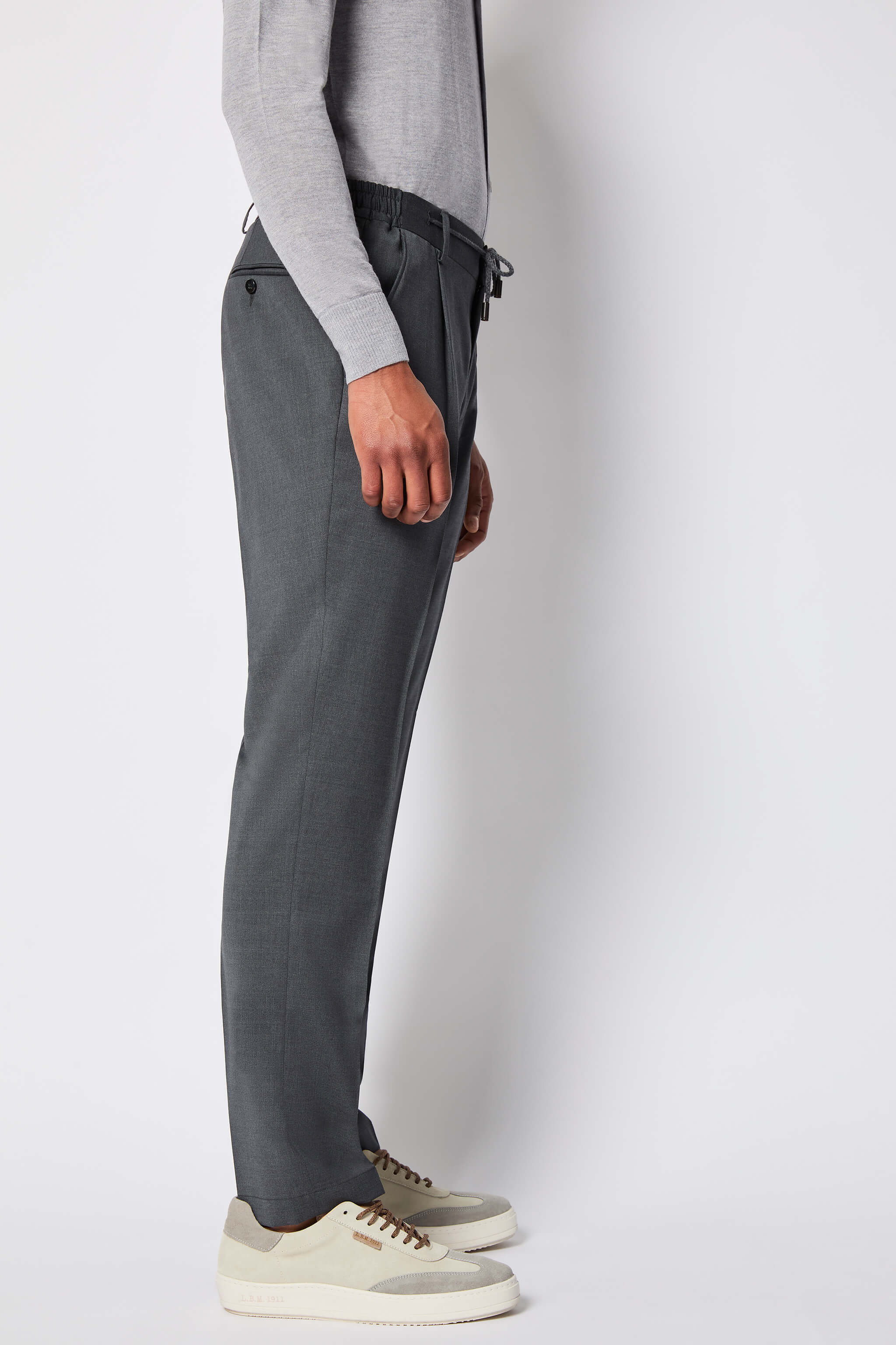 Pantalone ED non trattato grigio scuro