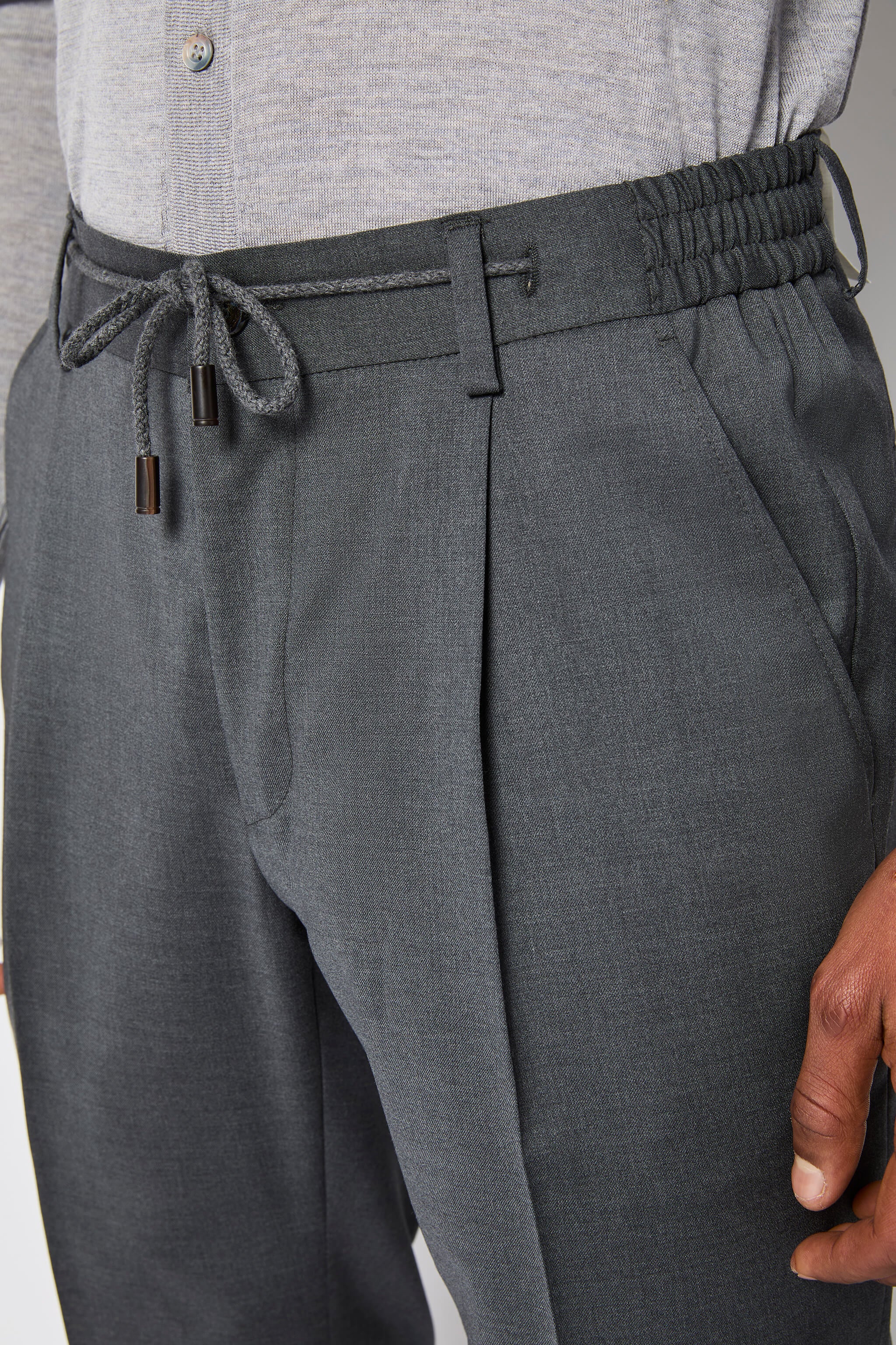 Pantalone ED non trattato grigio scuro