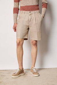Coleman bermuda shorts garment-dyed beige