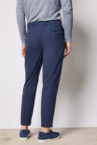 Garment-dyed miles pants - dark blue blue
