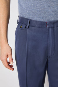 Garment-dyed miles pants - dark blue blue