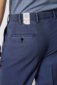 Garment-dyed miles pants - dark blue blue