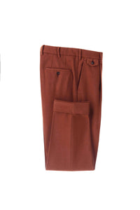 Garment-dyed miles pants in brown brick
