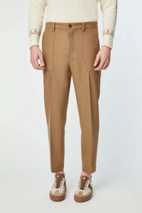 Pantalone andy non trattato nocciola terra