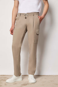 Pantalone cargo justin beige beige