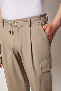 Pantalone cargo justin beige beige