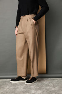 Mark pants in hazelnut earth