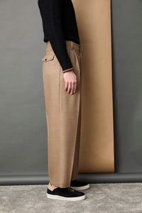 Mark pants in hazelnut earth