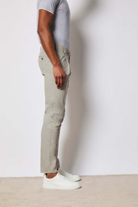 Garment-dyed muddy pants - gray light grey