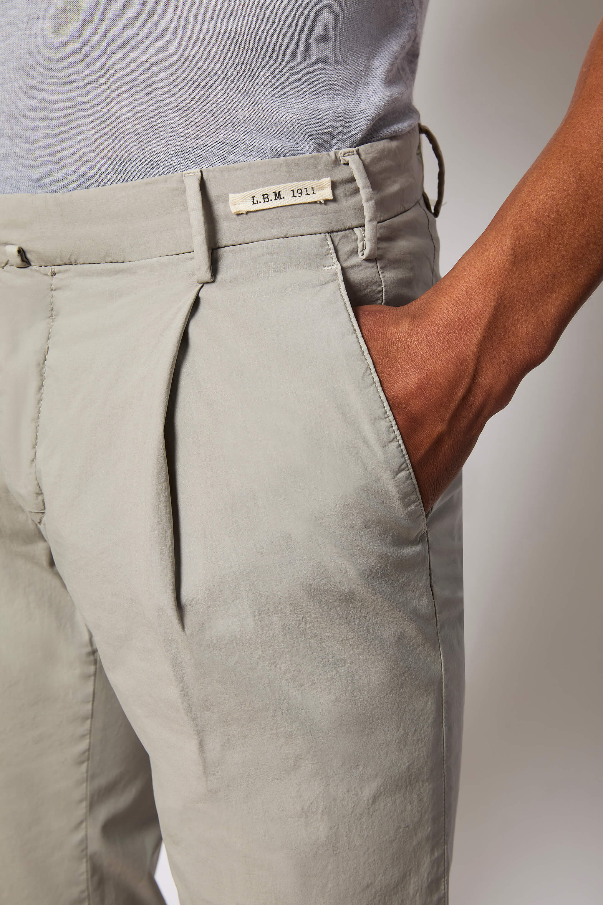 Garment-dyed MUDDY pants - gray
