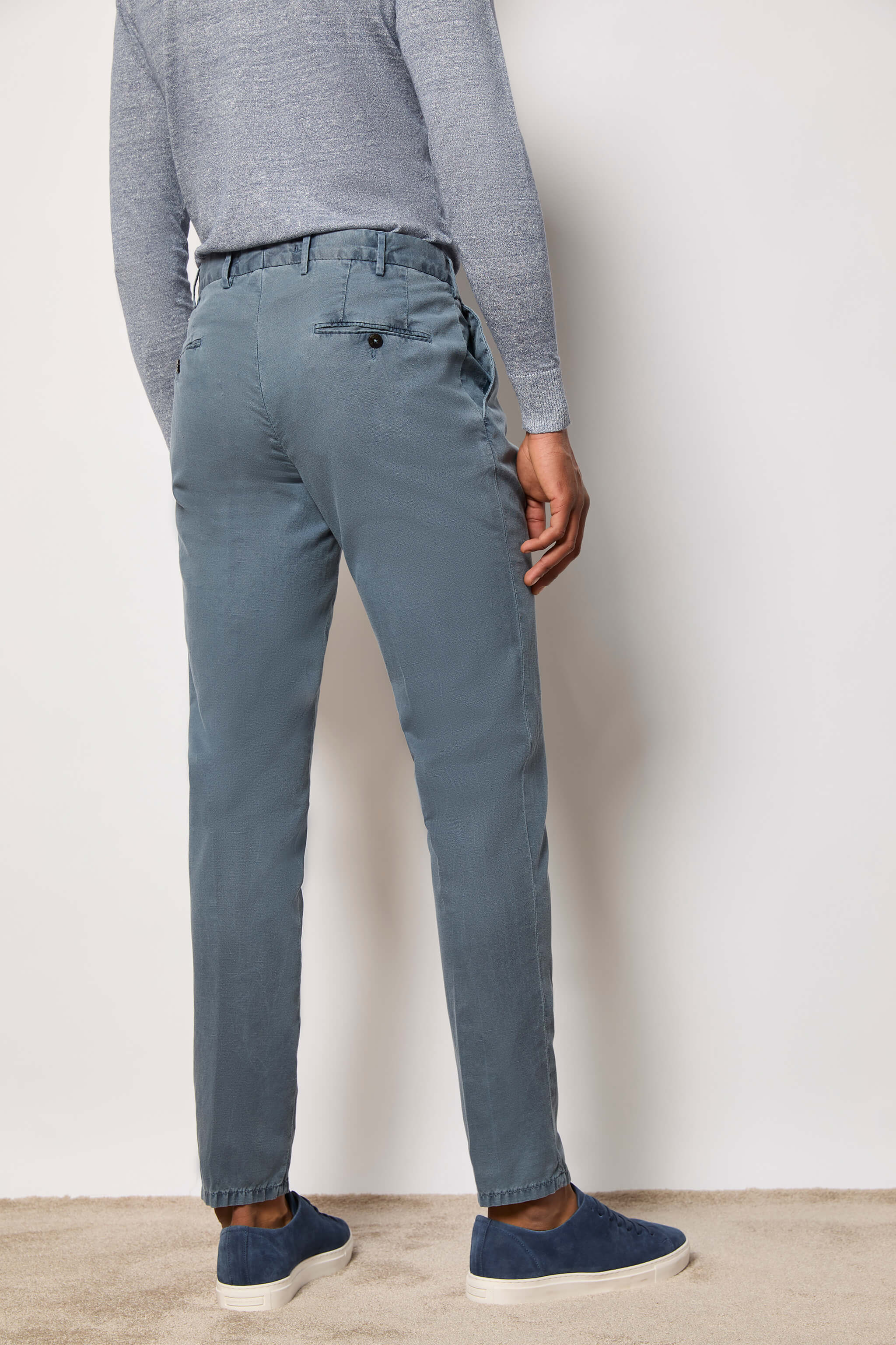 Pantalone MUDDY tinto capo azzurro