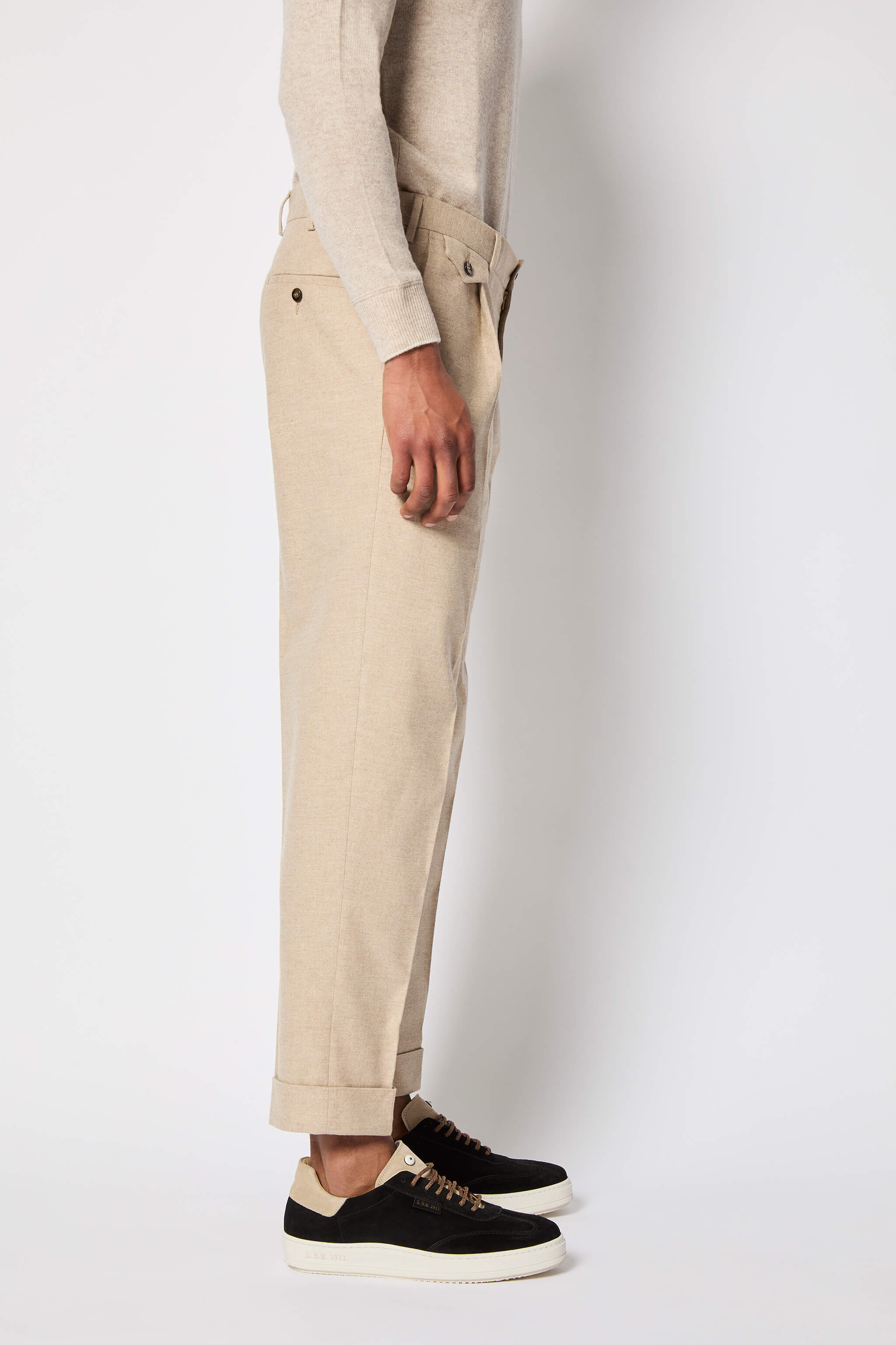 MILES pants in light hazelnut