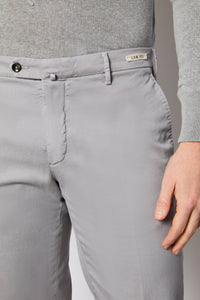 Pantalone elton tinto capo grigio grigio chiaro