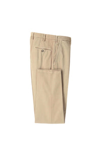 Garment-dyed elton pants in beige earth
