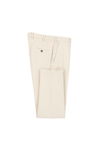 Garment-dyed elton pants off-white white
