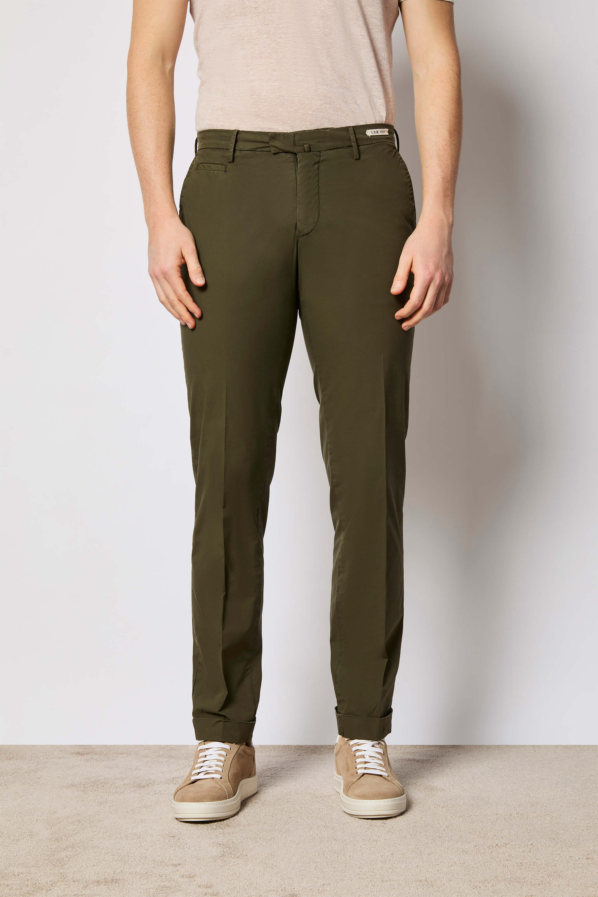 Garment-dyed ROD pants - green