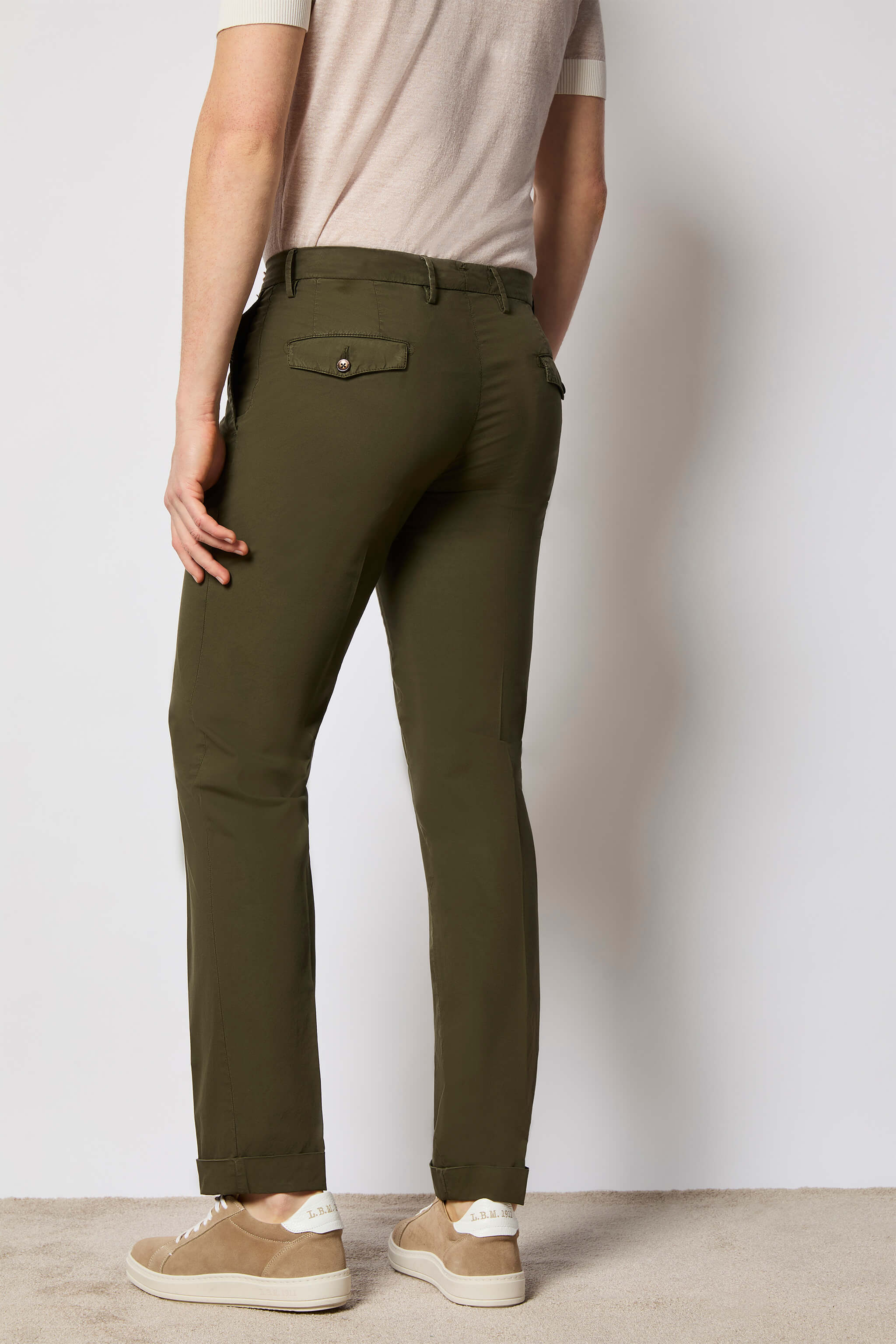Garment-dyed ROD pants - green