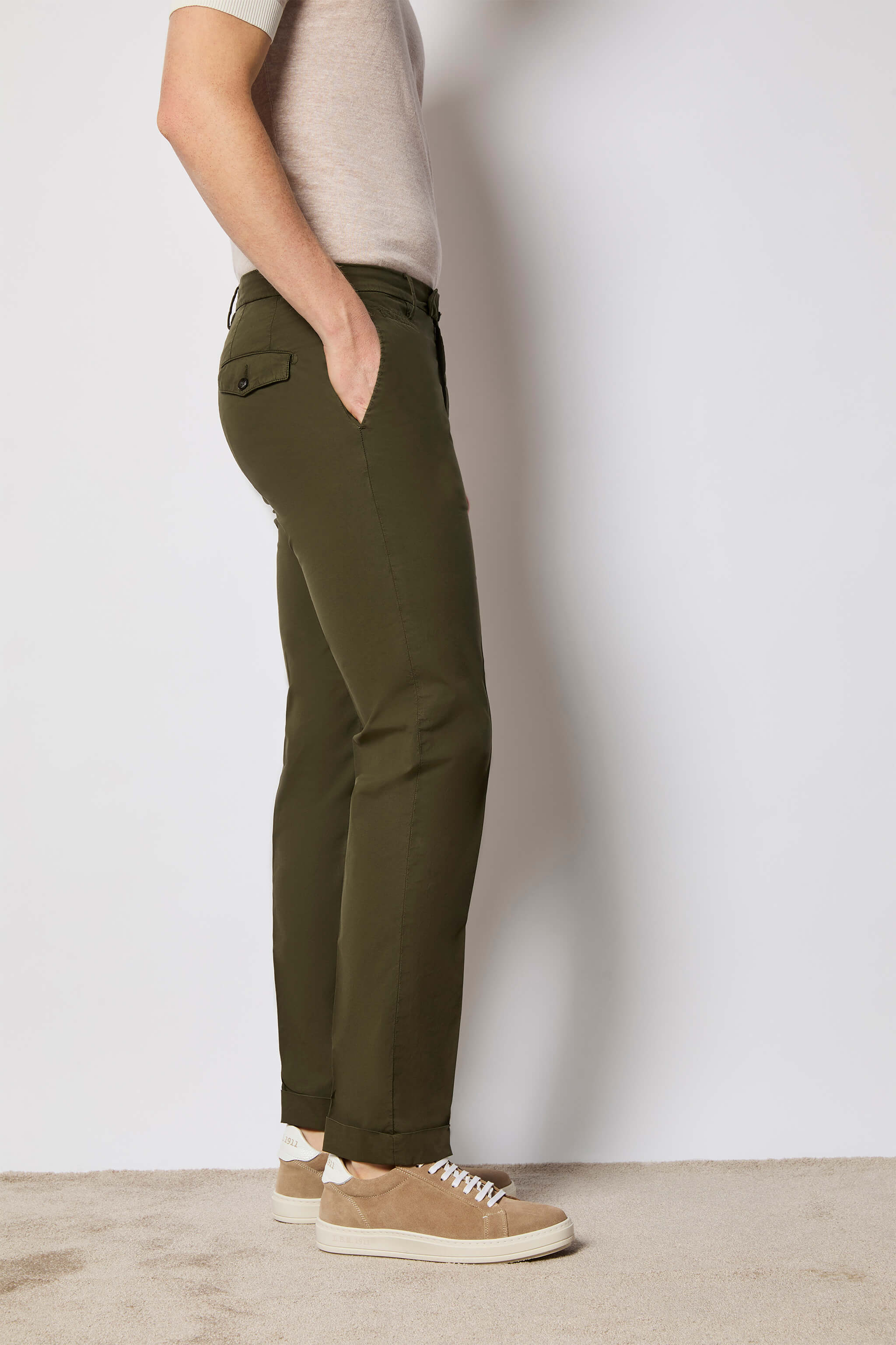 Garment-dyed ROD pants - green
