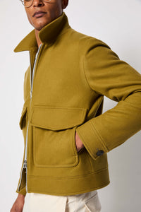 Overjacket non trattato verde acido verde chiaro