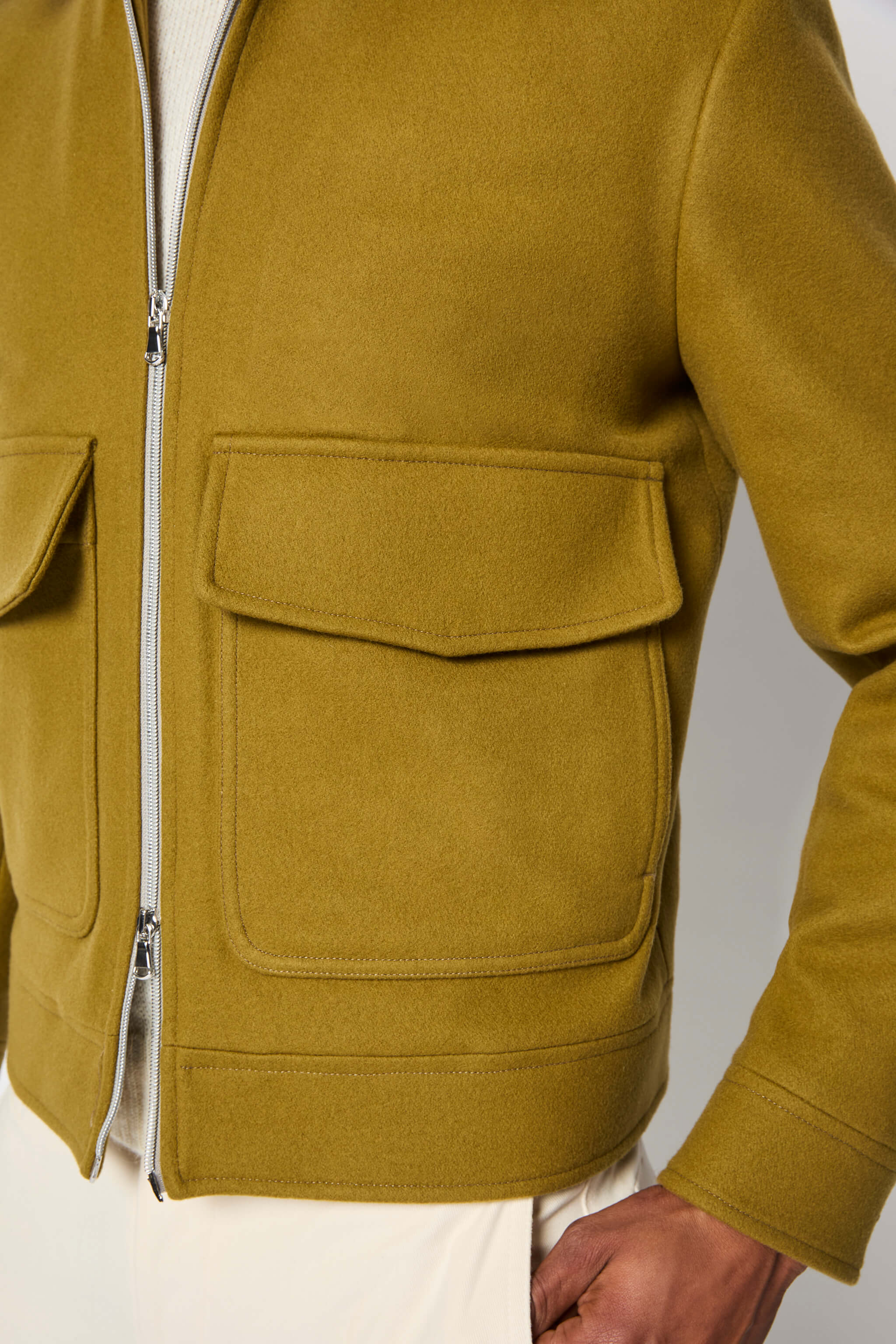 Overjacket non trattato verde acido