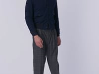 Garment-dyed bomber
