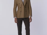 Double-breasted TOM jacket in beige