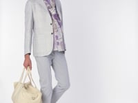 Garment-washed JACK jacket in Gray