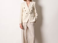 ILARIA jacket untreated - ivory