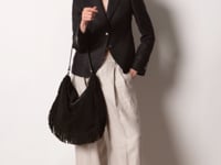 SILVIA jacket untreated - black