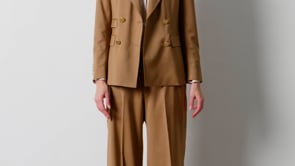 Elena jacket double-breasted camel