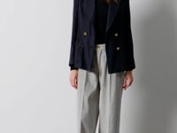 Elena jacket dyed smoky gray