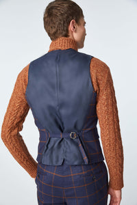 Oscar waistcoat in blue blue