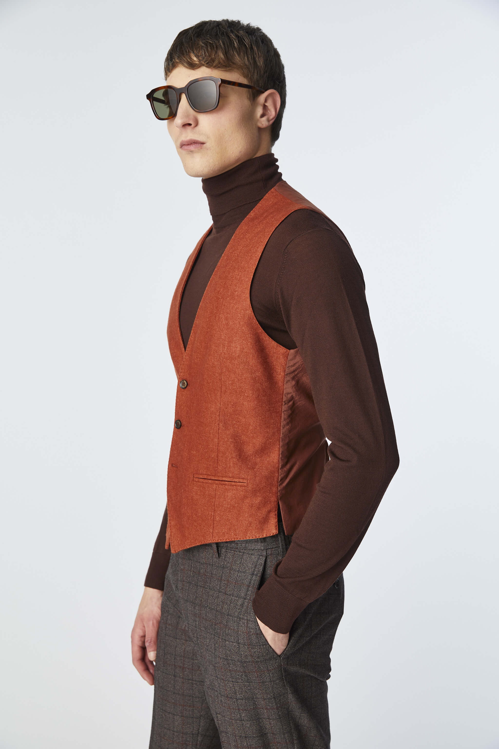 MICHAEL waistcoat in Sienna