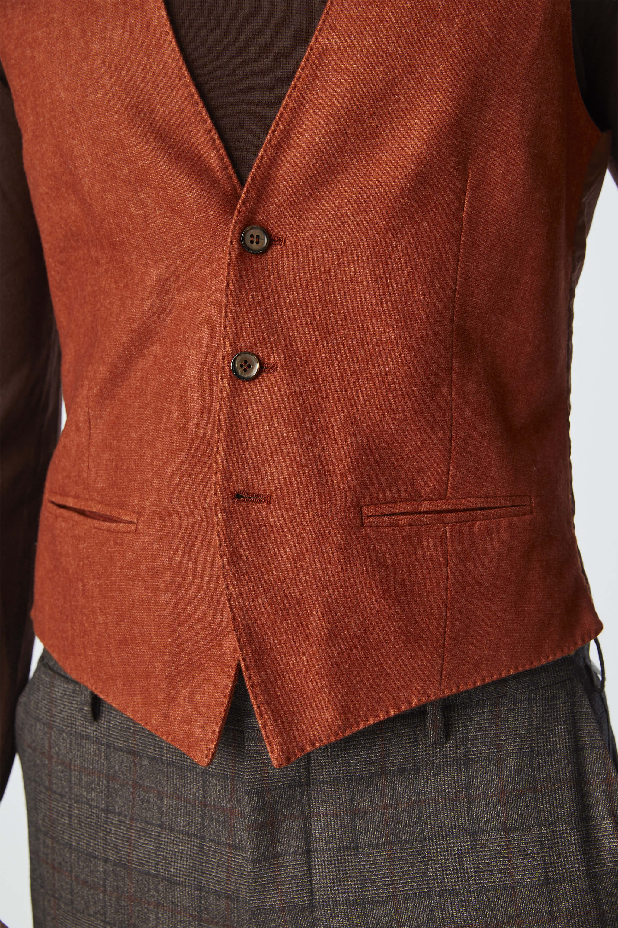 MICHAEL waistcoat in Sienna