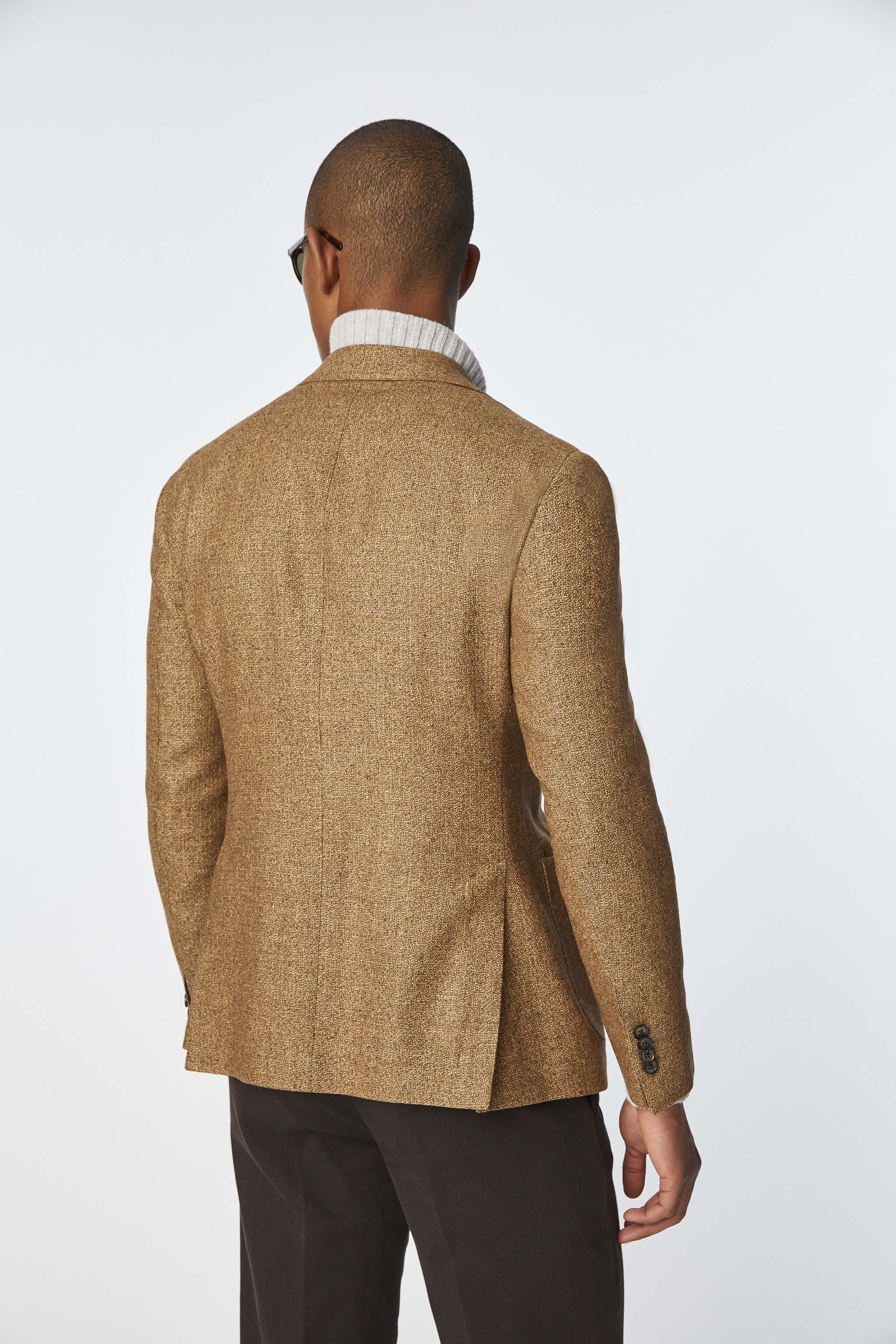 Double-breasted TOM jacket in beige