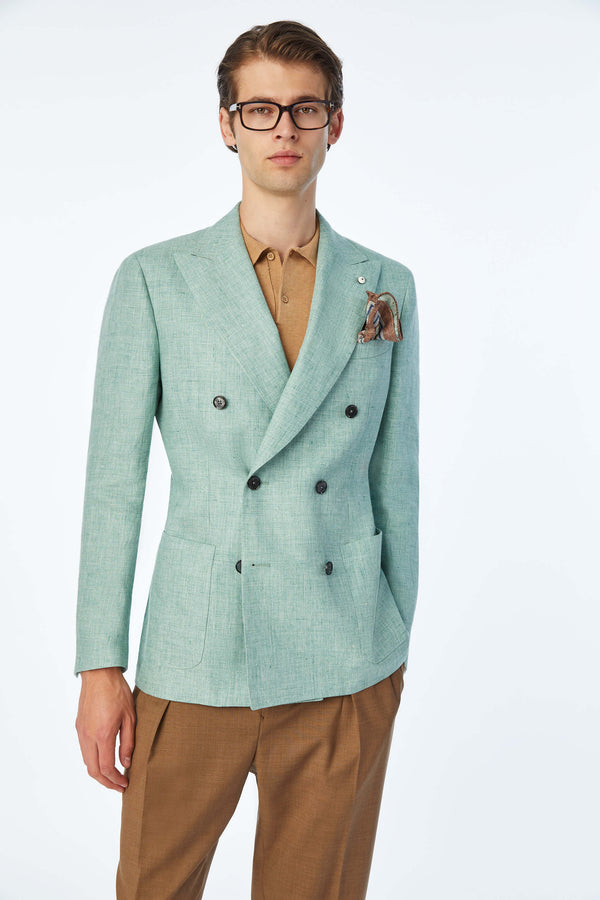 L.B.M. 1911 Giacca TOM doppiopetto slim verde Giacca TOM doppiopetto slim verde
