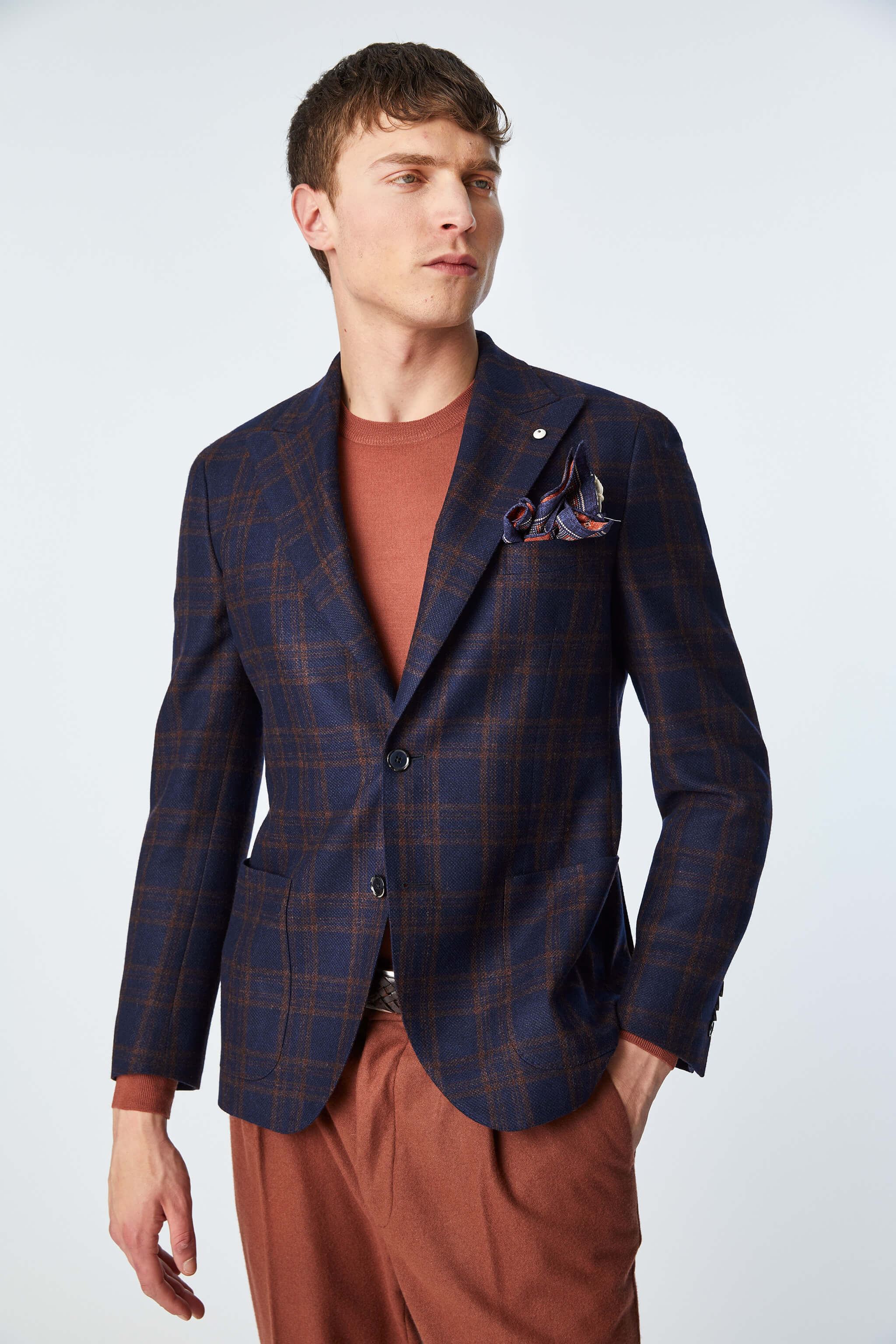 Garment-dyed STEVE jacket in blue
