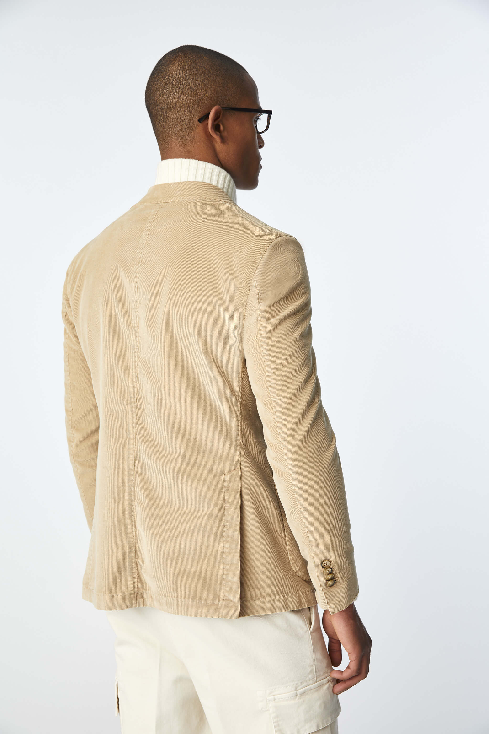 Garment-dyed STEVE jacket in gray