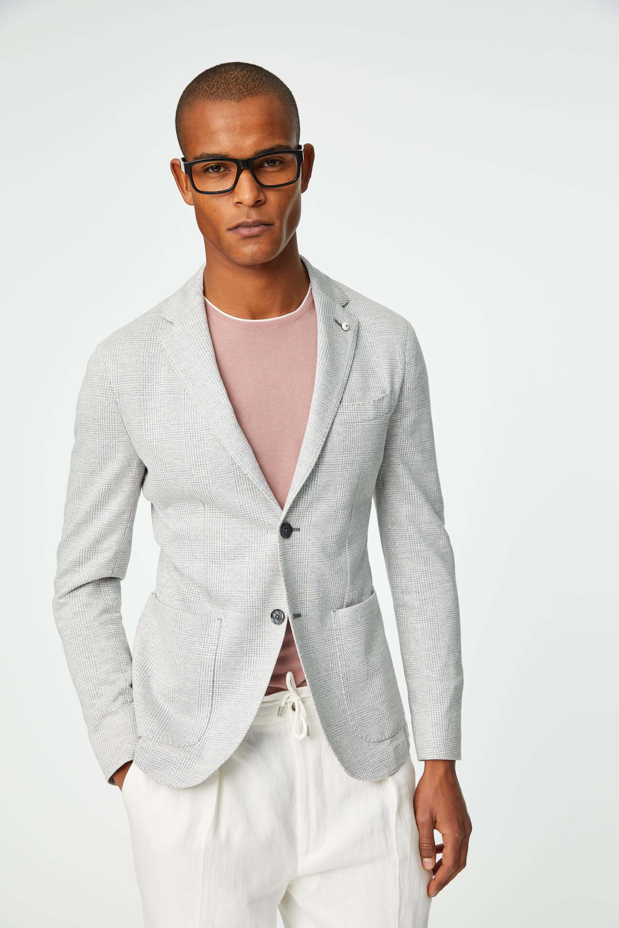 JACK jacket in gray jersey