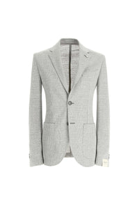 Jack jacket in gray jersey light grey