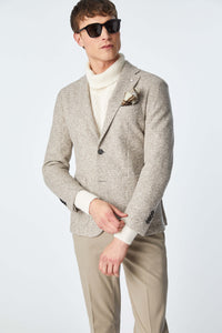 Jack jacket in beige jersey beige