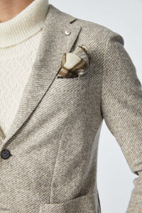 Jack jacket in beige jersey beige