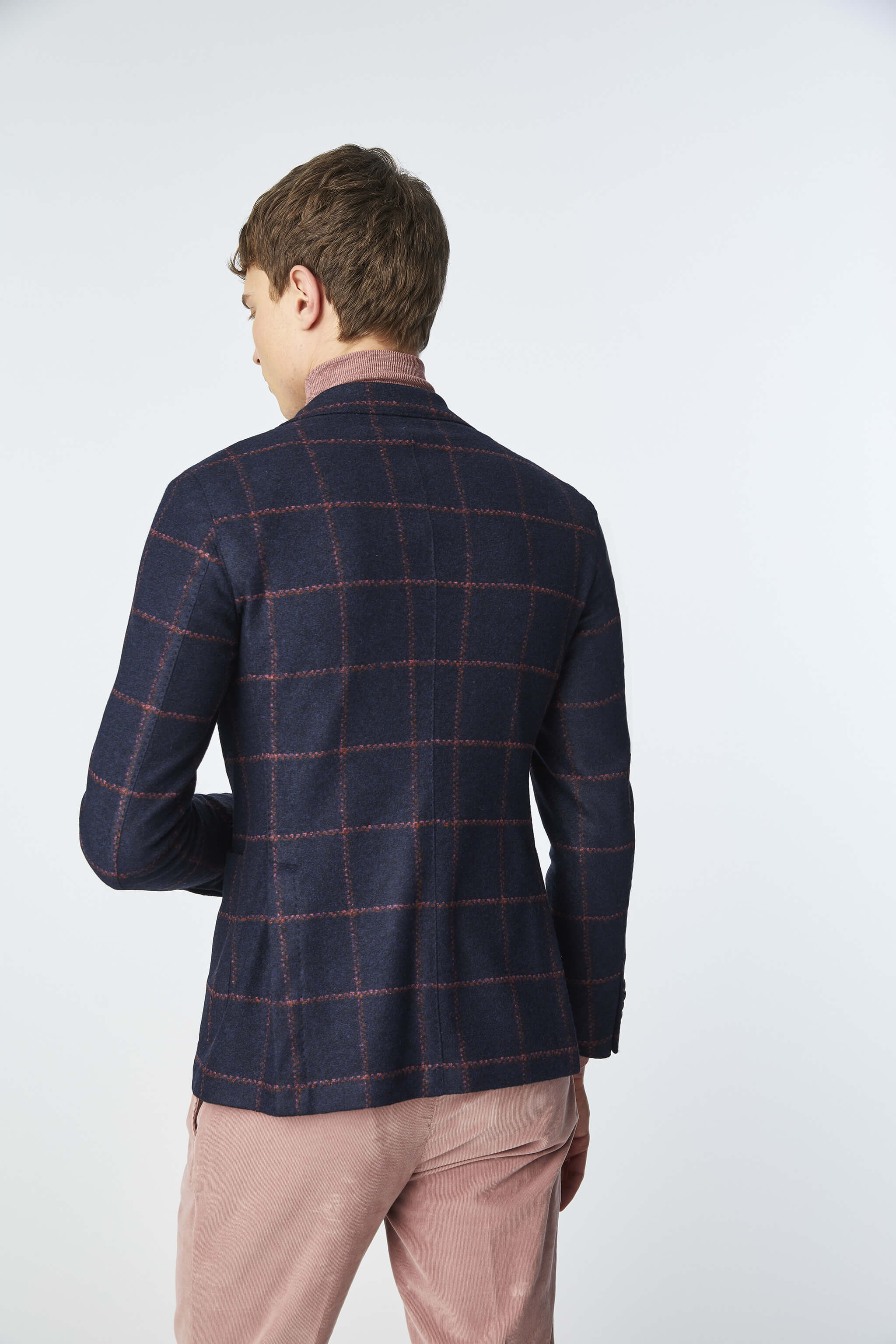 STEVE jacket in blue jersey